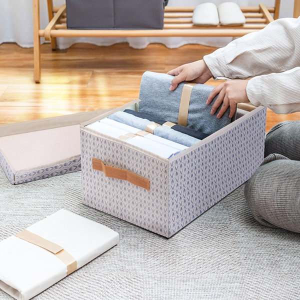 Latitude Run® Fabric Storage Bin Set of 3 Wayfair